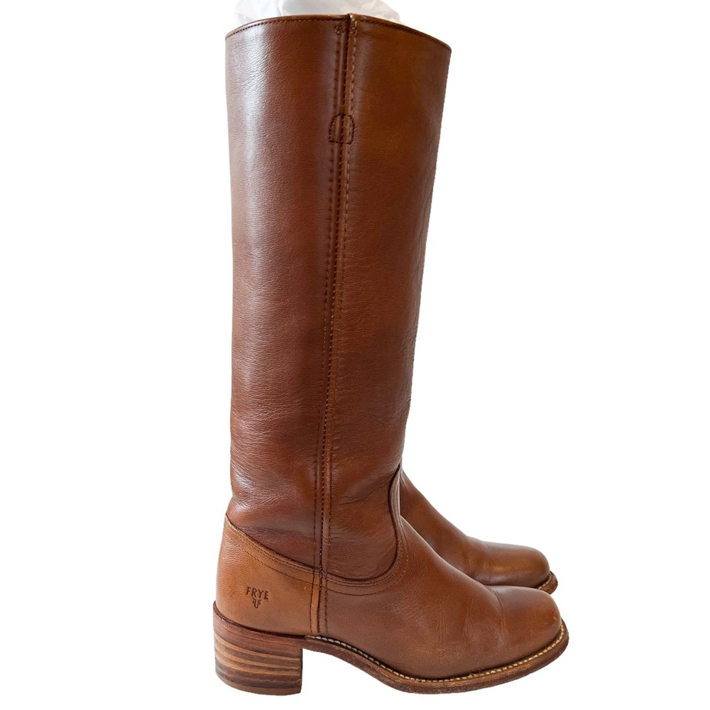 Frye Vintage 80’s Knee High Brown Leather Campus Boots 8.5